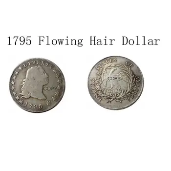 ABD 1794 1795 Akan Saç Dolar Gümüş Kaplama Kopya Paraları