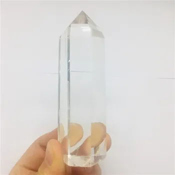7-8 cm Doğal beyaz kristal kristal çubuk noktası şifa 1 adet