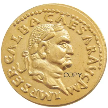 RM (16) Roma Antik Altın Kaplama Kopya Paraları