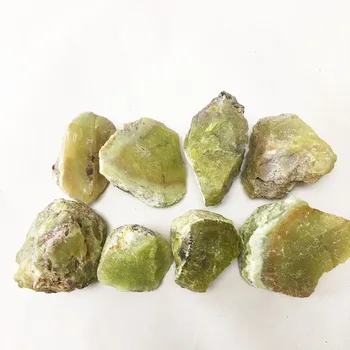 2-6 cm 100g Toptan Doğal Mineral Yeşil Opal Ham Taş Mineral Örnekleri Oyma Dekoratif Süsler