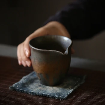 TANGPIN japon seramik çay demlik çay sürahi chahai çin kung fu çay aksesuarları