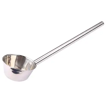 1 adet Paslanmaz Çelik Su Kepçe Uzun Saplı Su Kaşık yemek servis kaşığı çorba kaşığı Mutfak Su Kepçe