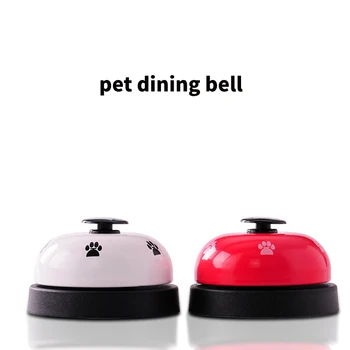 Köpek sipariş çan sipariş çan Köpek ve kedi eğitmeni interaktif eğitici oyuncak denilen yemek çan pençe baskı çan