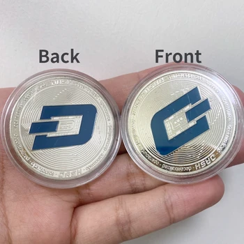 Altın Gümüş DashCoin Hatıra paraları Btcoin Altın Gümüş paralar Paraları Toplamak Metal Cryptocurrency Hatıra Koleksiyonu Hediyeler