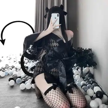Japon Tutku Takım Elbise Seksi Kimono Bornoz Bornoz Kadın İpek Nedime Bornozlar Saten bornoz Bayanlar Sabahlık Nedime Hediye