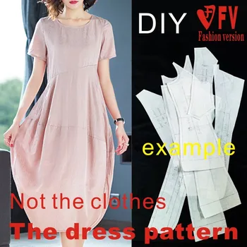 Kesme çizimleri elbise kadın bakır amonyak ipek kumaş fener etek giyim tasarım desen BLQ-445