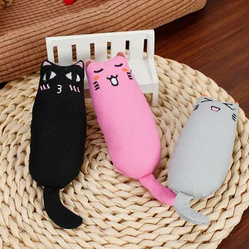 1 Adet Kedi Nane Oyuncaklar Komik Mini Sevimli Hayvan peluş oyuncaklar Pençeleri Başparmak Bite Kedi Scratcher Diş Taşlama Catnip Pet İnteraktif Malzemeleri