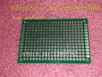 Ücretsiz kargo 100 adet / kayıp PCB 4x6cm 4 * 6 cm Çift Taraflı Prototip PCB Diy Evrensel Baskılı devre