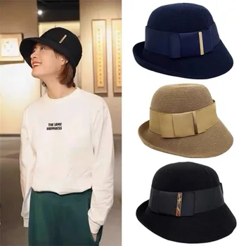 Aynı stil ile 2021 Sun Li balıkçı şapka kadın ilkbahar ve yaz yeni katlanabilir şapka joker havza şapka örmek 