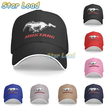 2022 Yaz Yeni Varış Serin Ford Mustang beyzbol şapkası Moda Kadın Erkek Mustang Şapka Açık Kapaklar Unisex için